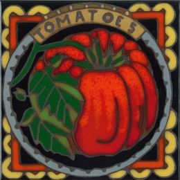 Tomatoes - Hand Painted Art Tile