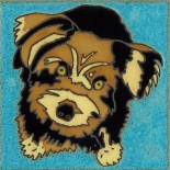 Yorkshire Terrier - Hand Painted Art Tile