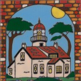 Lighthouse at Point Pinos - Hand Painted Art Tile