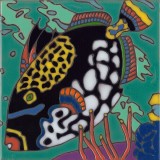 Trigger Fish - Hand Painted Art Tile