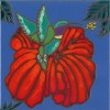 Hummingbird - Hand Painted Art Tile