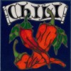 Chili Pepper - Hand Painted Art Tile